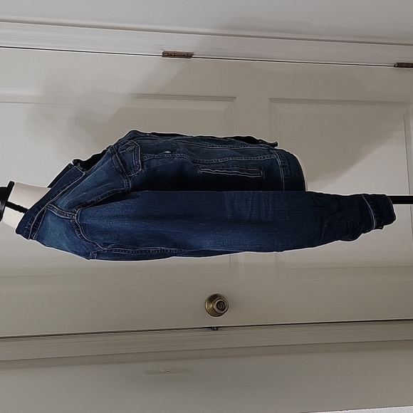 Goodfellow & Co Size S Med-Dk Wash Denim Trucker Jacket Excellent Used Condition - Picture 6 of 12
